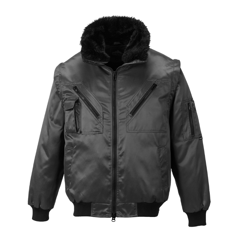 CAZADORA PILOT 4 en 1 NEGRO T-XS (PJ10)