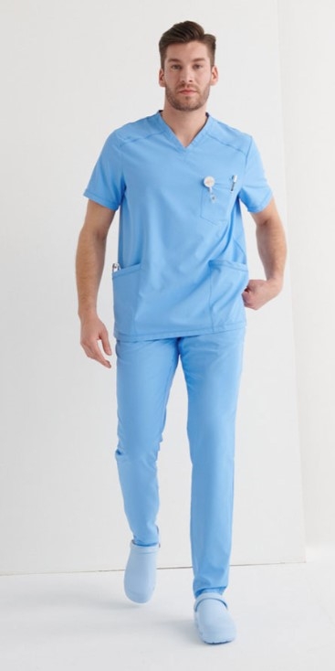 PANTALON SANITARIO  AZUL CIELO, XL (PHOE