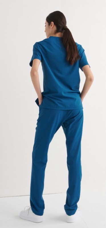 PANTALON SANITARIO  AZUL PETROLEO, XXL (