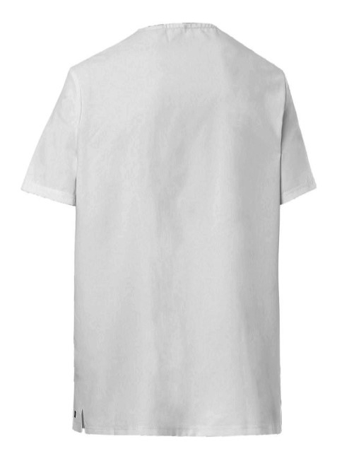 CASACA M/C SANITARIA CUELLO V  BLANCO, 3