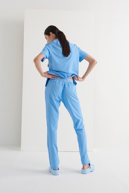 CASACA MANGA CORTA AZUL CIELO UNISEX CUE