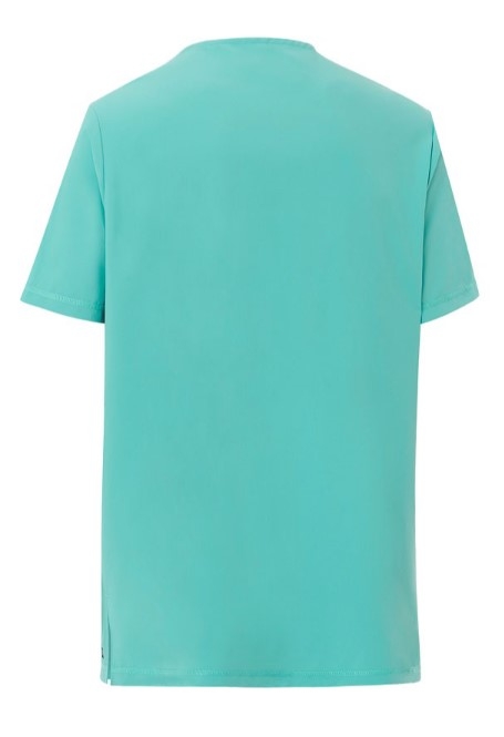 CASACA M/C SANITARIA CUELLO V  VERDE CLA