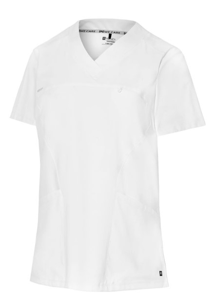 CASACA MANGA CORTA  BLANCA MUJER CUELLO 