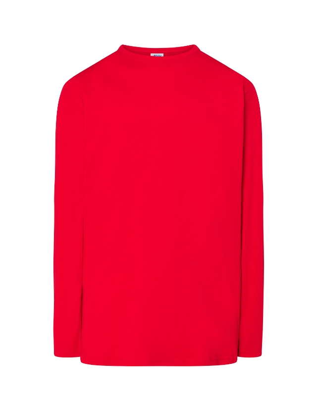 CAMISETA MANGA LARGA ALGODÓN ROJO (JHKTS