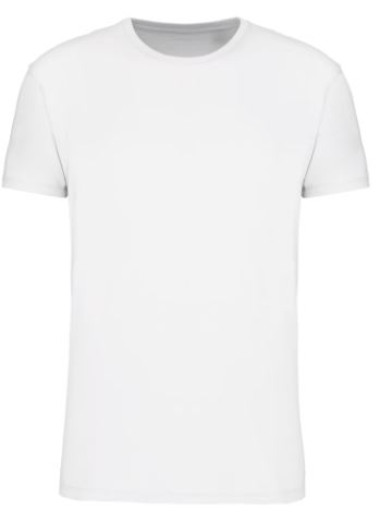 CAMISETA MANGA CORTA ALGODON  BLANCO BIO