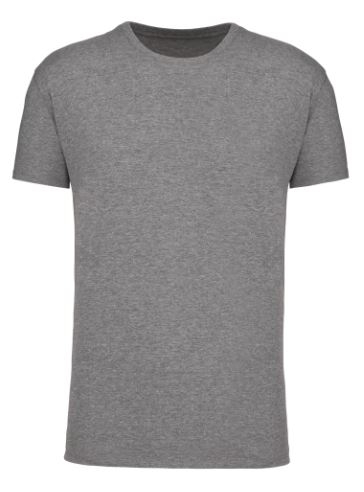 CAMISETA ALGODÓN BIO M/C GRIS T-4XL (K30