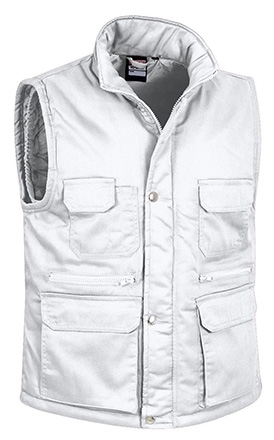 CHALECO ACOLCHADO MULTIB BLANCO T-S (REP
