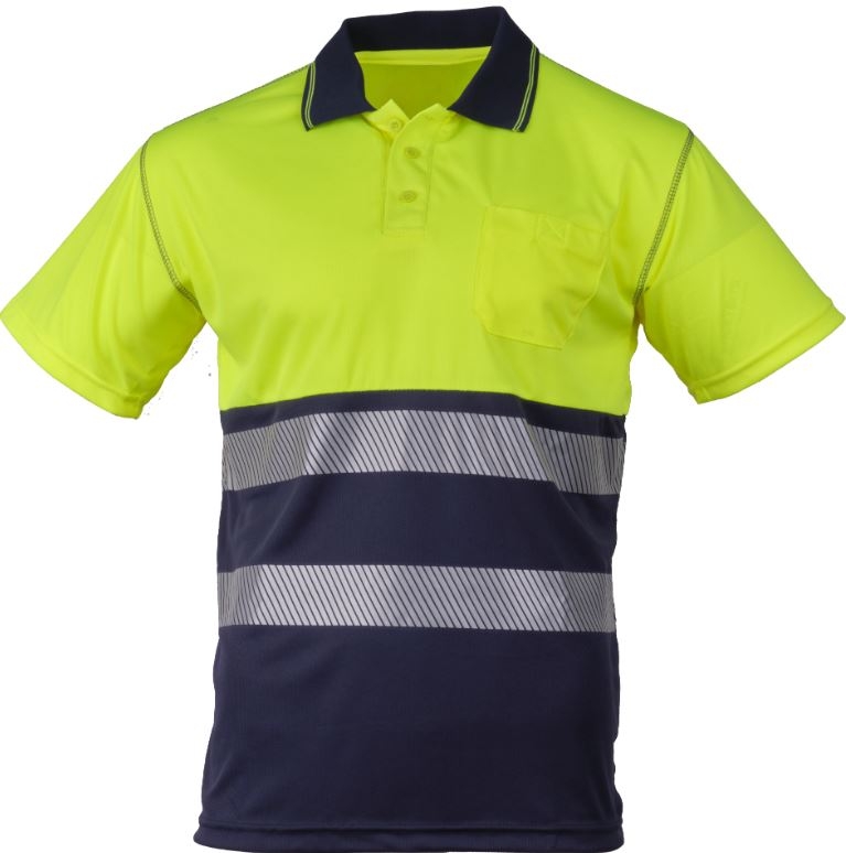 POLO 60%ALG 40%POL AV AMA/MARINO RECICLA