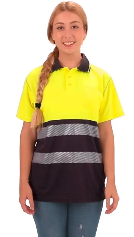 POLO 60%ALG 40%POL AV AMA/MARINO RECICLA