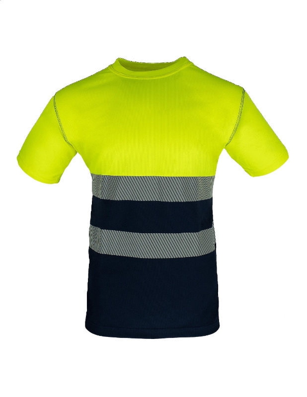 CAMISETA 100%POL.AV AM/MARINO M/C T-S (V