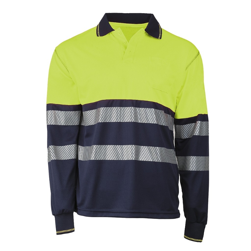 POLO 60%ALG 40%POL AV AMA/MARINO RECICLA