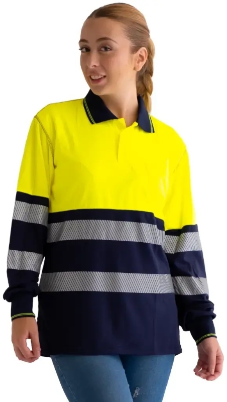 POLO 60%ALG 40%POL AV AMA/MARINO RECICLA