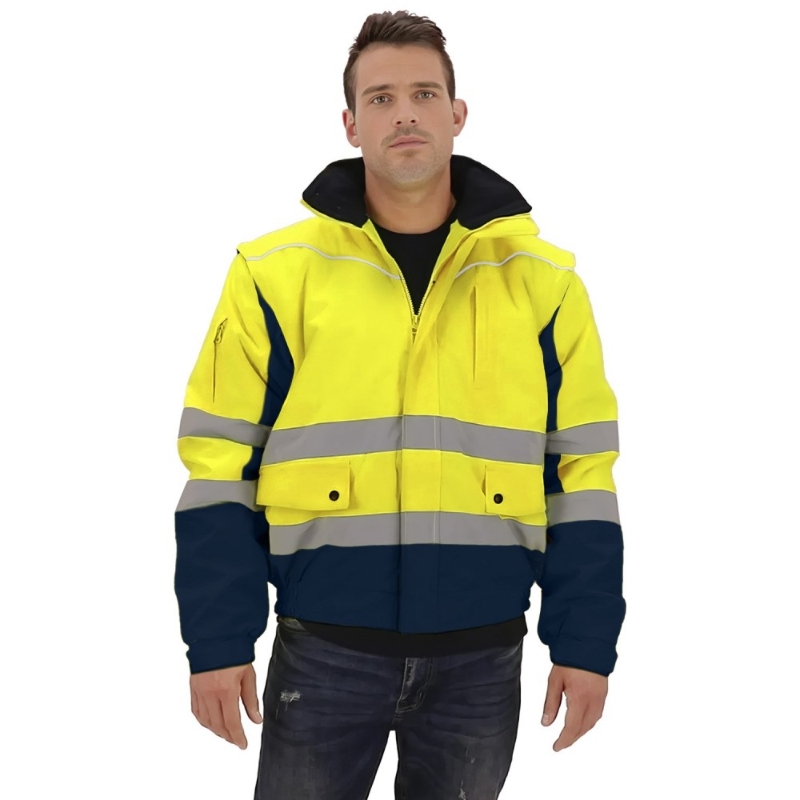 CAZADORA AV CHALECO AMARILLO/MARINO T-S 