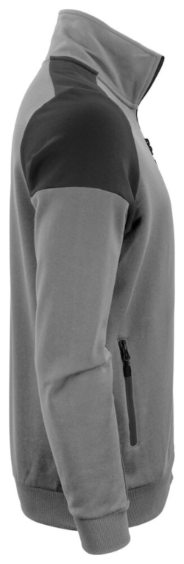 SUDADERA GRIS/NEGRO CREMALLERA T-XXL (22