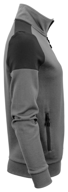 SUDADERA GRIS/NEGRO CREMALLERA MUJER T-X