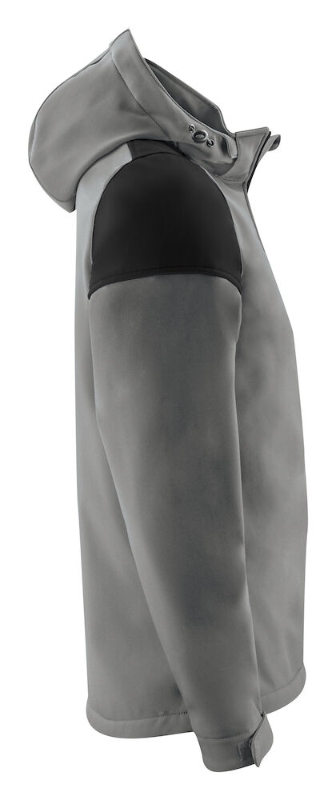 CHAQUETA SOFTSHELL GRIS/NEGRO T-L (22610