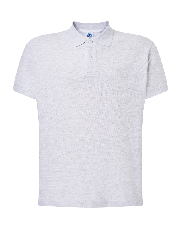 POLO MANGA CORTA ALGODON  GRIS CLARO (JH