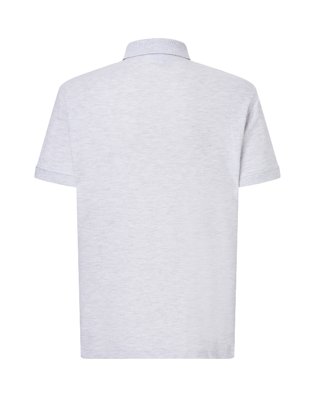 POLO ALG.200g GRIS CLARO M/C T-L (PORA21