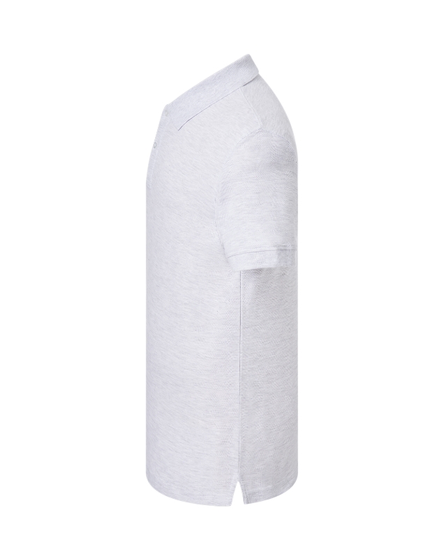 POLO ALG.200g GRIS CLARO M/C T-L (PORA21