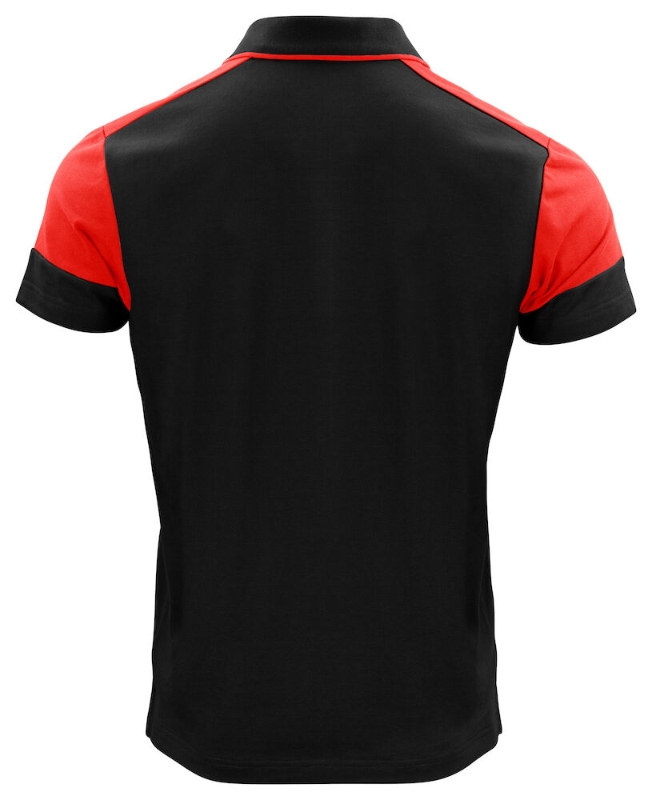 POLO 60%ALG 40%POL 200g NEGRO/ROJO M/C T