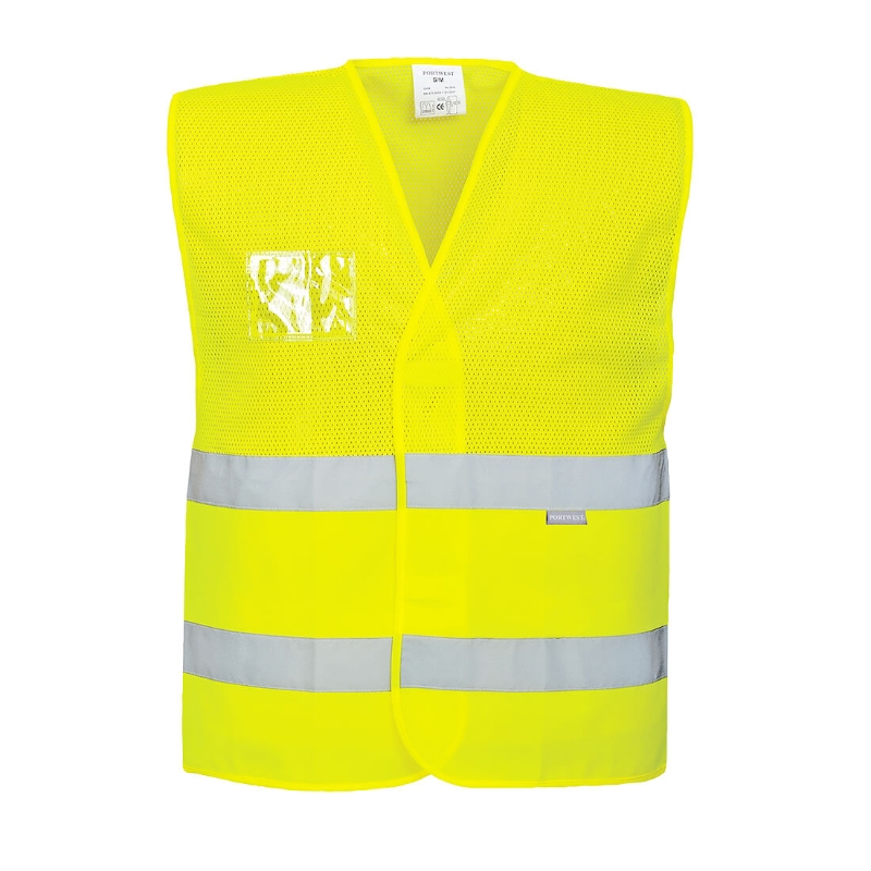          CHALECO AV FINO AMARILLO VELCRO