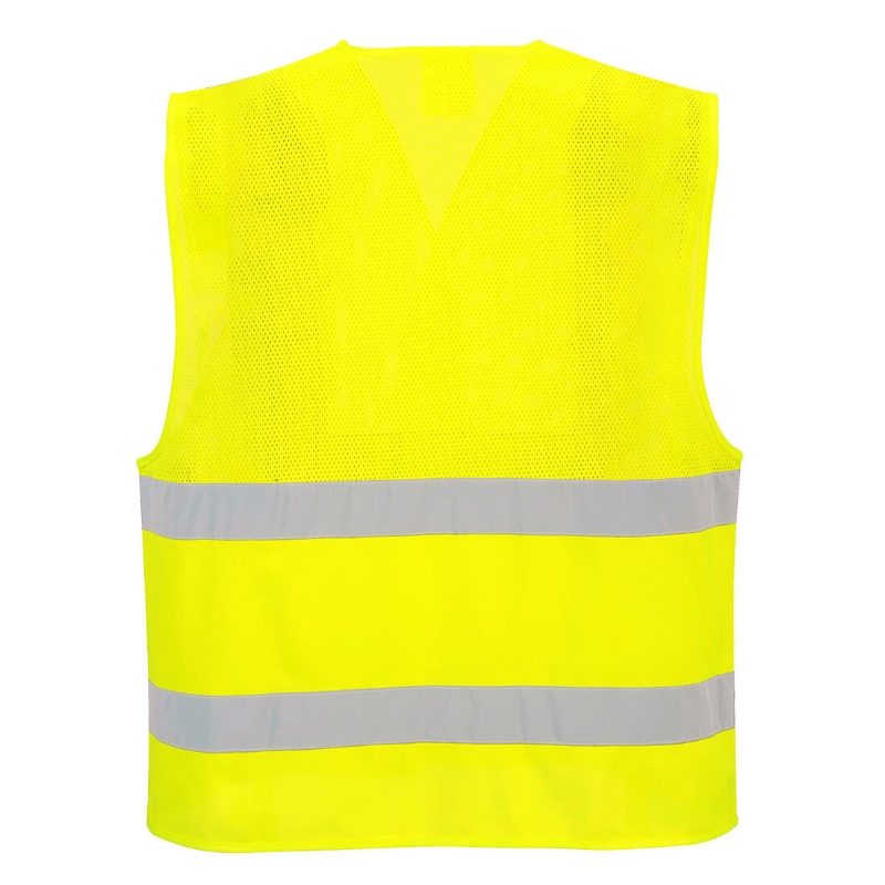 CHALECO AV FINO AMARILLO MEDIA MALLA  2 