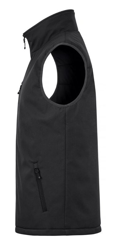 CHALECO SOFTSHELL ACOLCHADO PADDED NEGRO