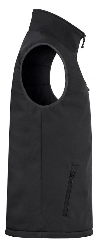 CHALECO SOFTSHELL ACOLCHADO PADDED NEGRO