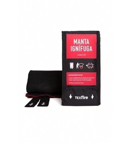 MANTA IGNIFUGA APAGAFUEGOS  CON FUNDA 12
