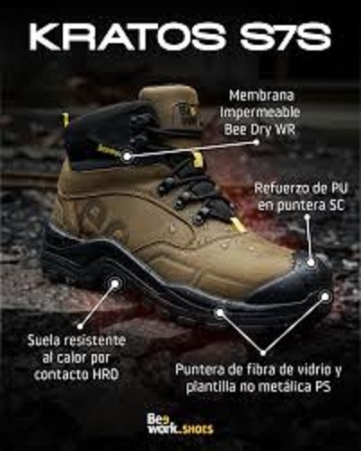 BOTA  KRATOS MEMBRANA MARRON S7S CI HI H