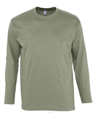 CAMISETA MANGA LARGA ALGODÓN CAQUI (SOLS