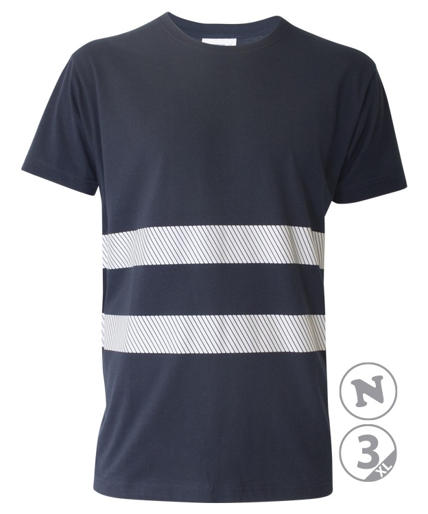 CAMISETA M/C ALGODON MARINO REFLEX T-4XL