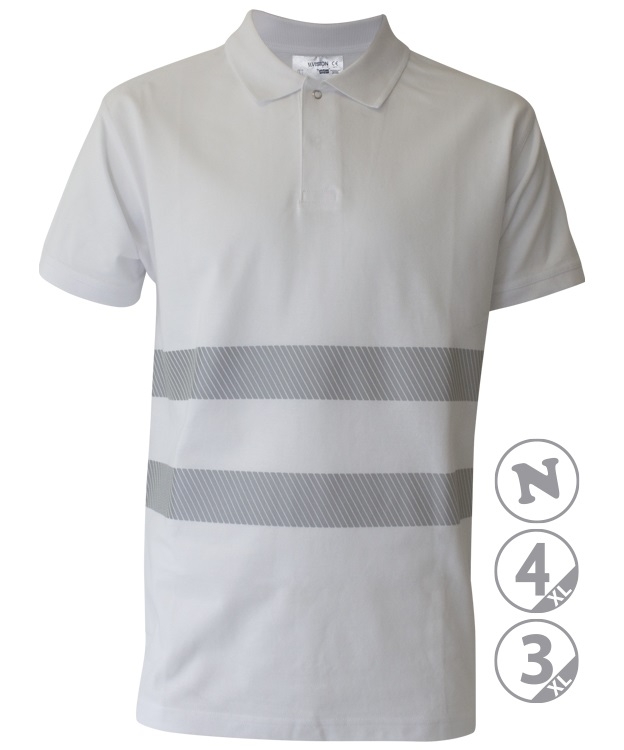 POLO M/C ALGODON BLANCO REFLEX T-XXL (18