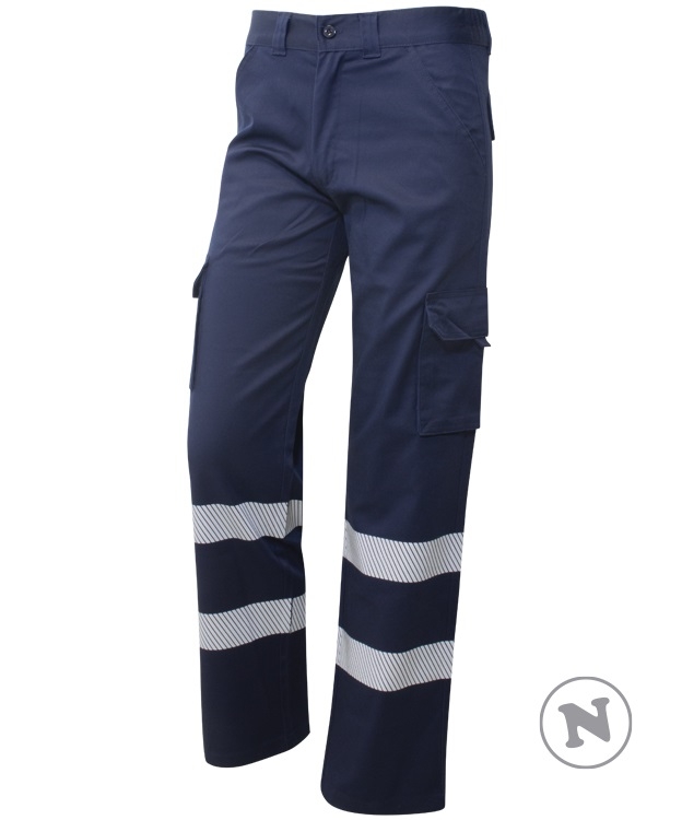PANTALON TERG. ELAST MARINO 240 GR. REFL