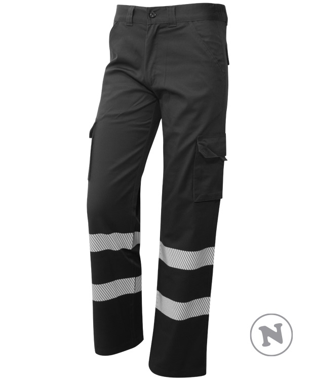 PANTALON TERG. ELAST NEGRO 240 GR. REFLE