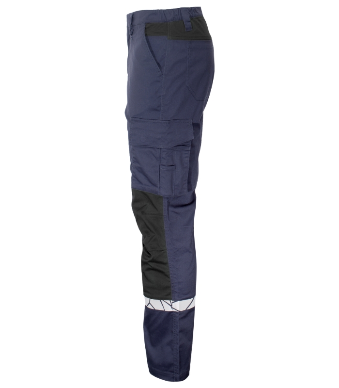 PANTALON TERG. MARINO/NEGRO 245 GR. REFL