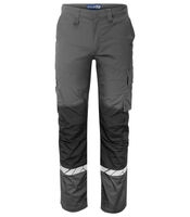 PANTALON TERGAL ELAST GRIS/NEGRO 245 GR.