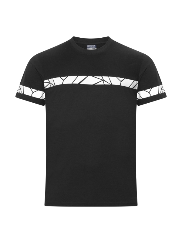 CAMISETA M/C MEZCLA 180 gr. NEGRO/NEGRO 