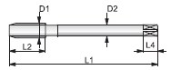 M.MAQ. C/1 DIN 374 M-20 x 1,5 6H HSSE