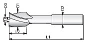 AVELLANADOR DIN 373 HSSE Ø18x10,5 (M10)