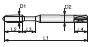 M.MAQ. C/2 CONEX DIN 371 M-4 x 0,7 6HX HSSE CDI-N