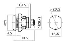 CERRADURA 200024 LLAVE SURTIDA