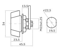 CERRADURA 400203 MANECILLA