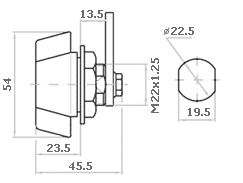 CERRADURA 400304 MANECILLA