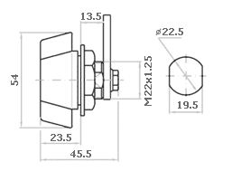 CERRADURA 400404 MANECILLA