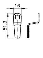 PESTILLO DOBLADO 130017