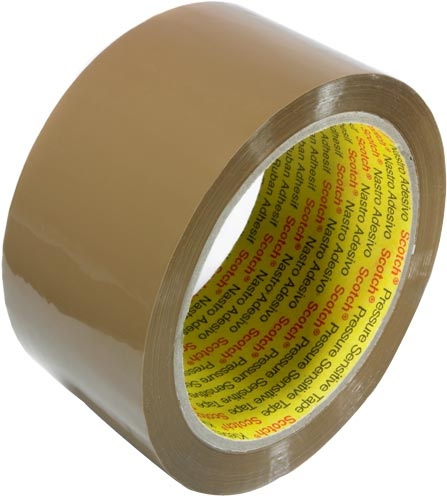 CINTA ADHESIVA EMBALAR MARRON PP 66mt X 50mm