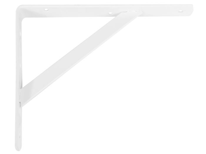 ESCUADRA METALICA REFORZADA P/ESTANTERIA 400X270mm BLANCA