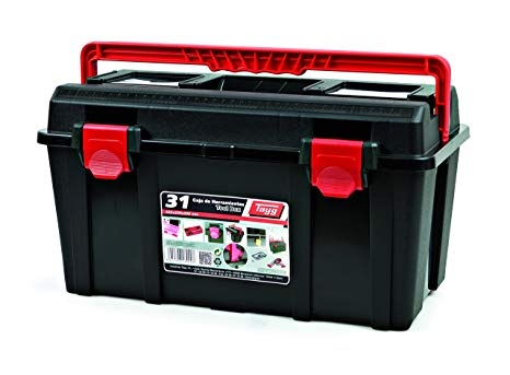 CAJA HERRAMIENTAS PLASTICO 44.5x23.5x23cm CON BANDEJA