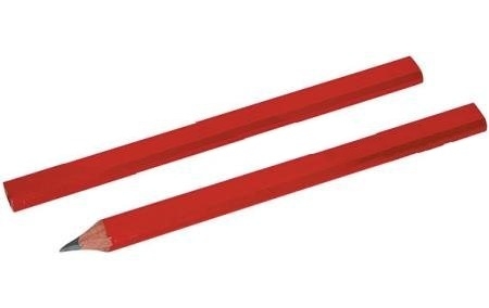 LAPIZ CARPINTERO ROJO OVAL